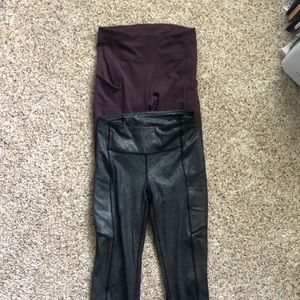 2 pairs of women’s Lululemon Leggings size 2